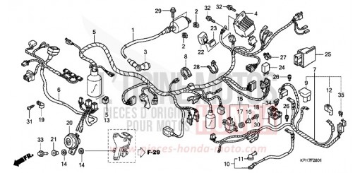 WIRE HARNESS (2) ANF1257 de 2007